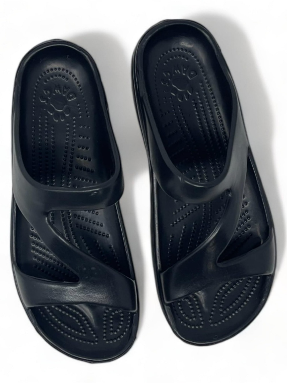 Dawgs Black Slip-On Men’s Sandals
